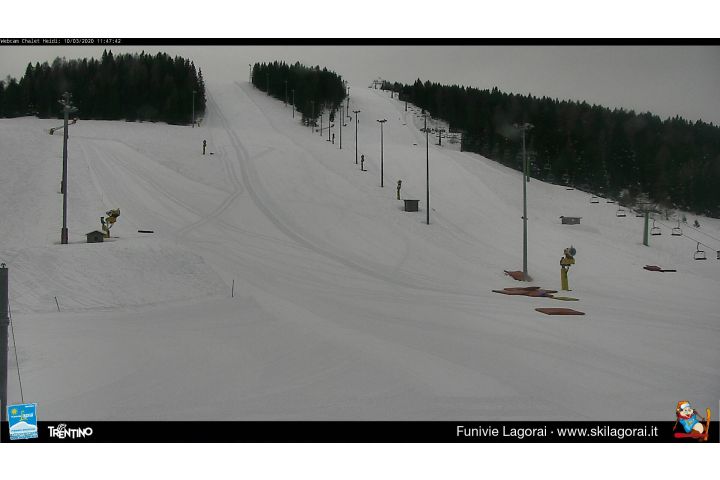 Webcam Malga Marande - Passo Brocon, Ski Lagorai