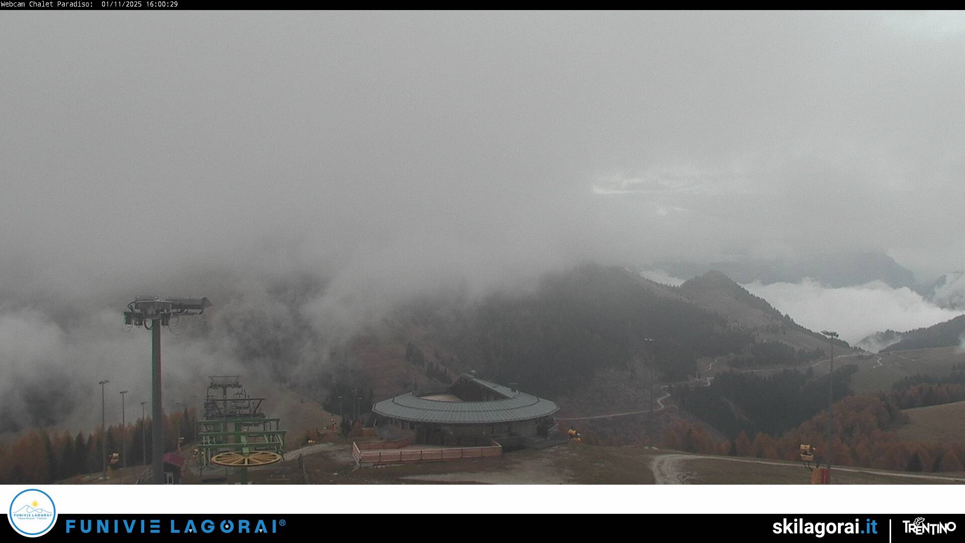 immagine della webcam nei dintorni di Passo di Gobbera: webcam Castello Tesino