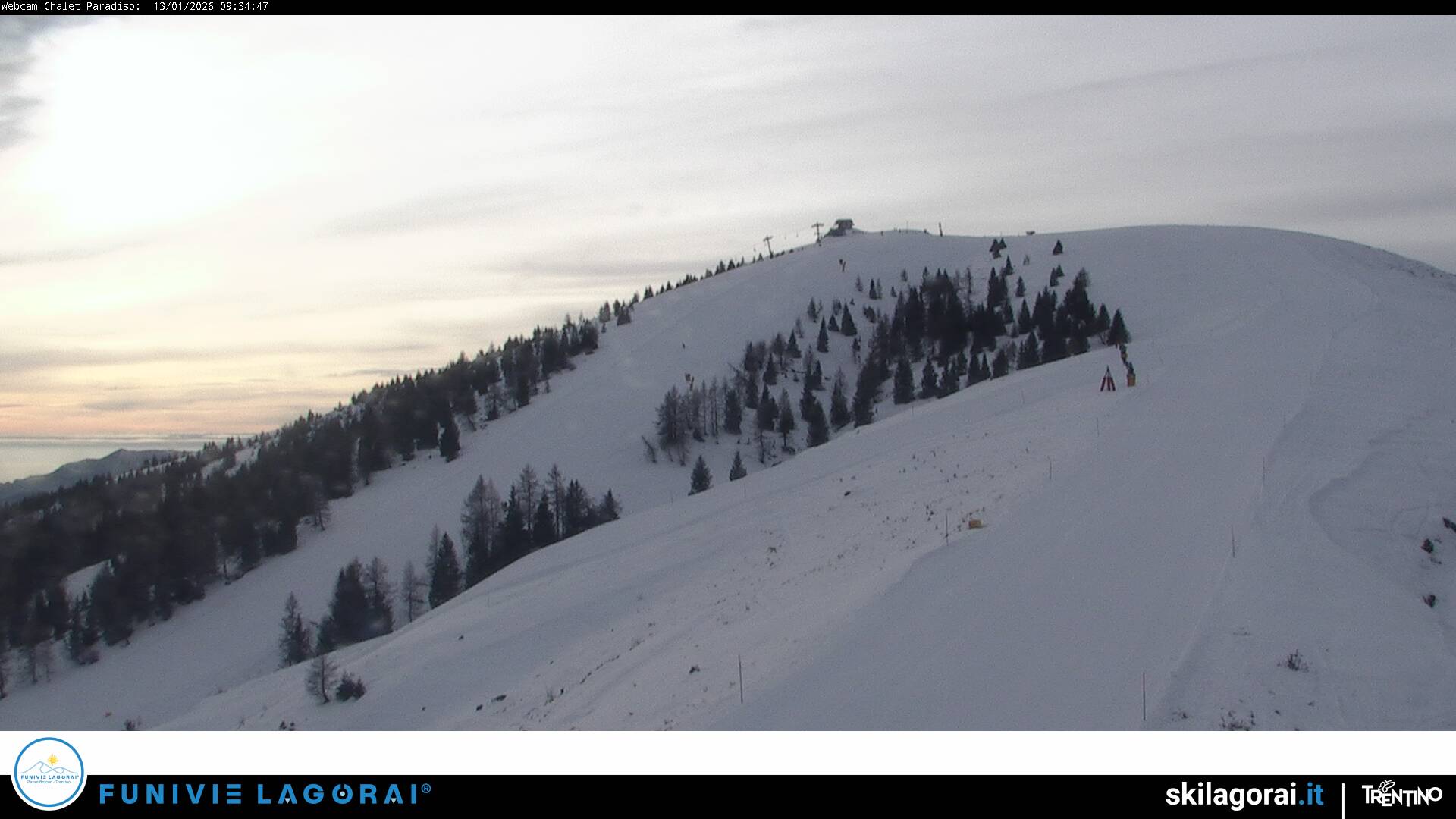 immagine della webcam nei dintorni di Lago Calaita: webcam Castello Tesino