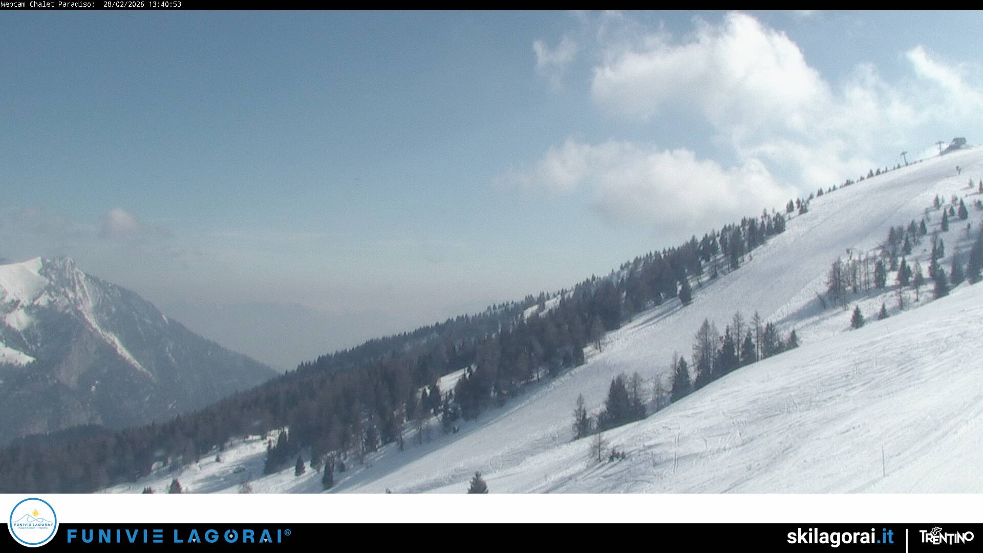 immagine della webcam nei dintorni di Fiera di Primiero: webcam Castello Tesino