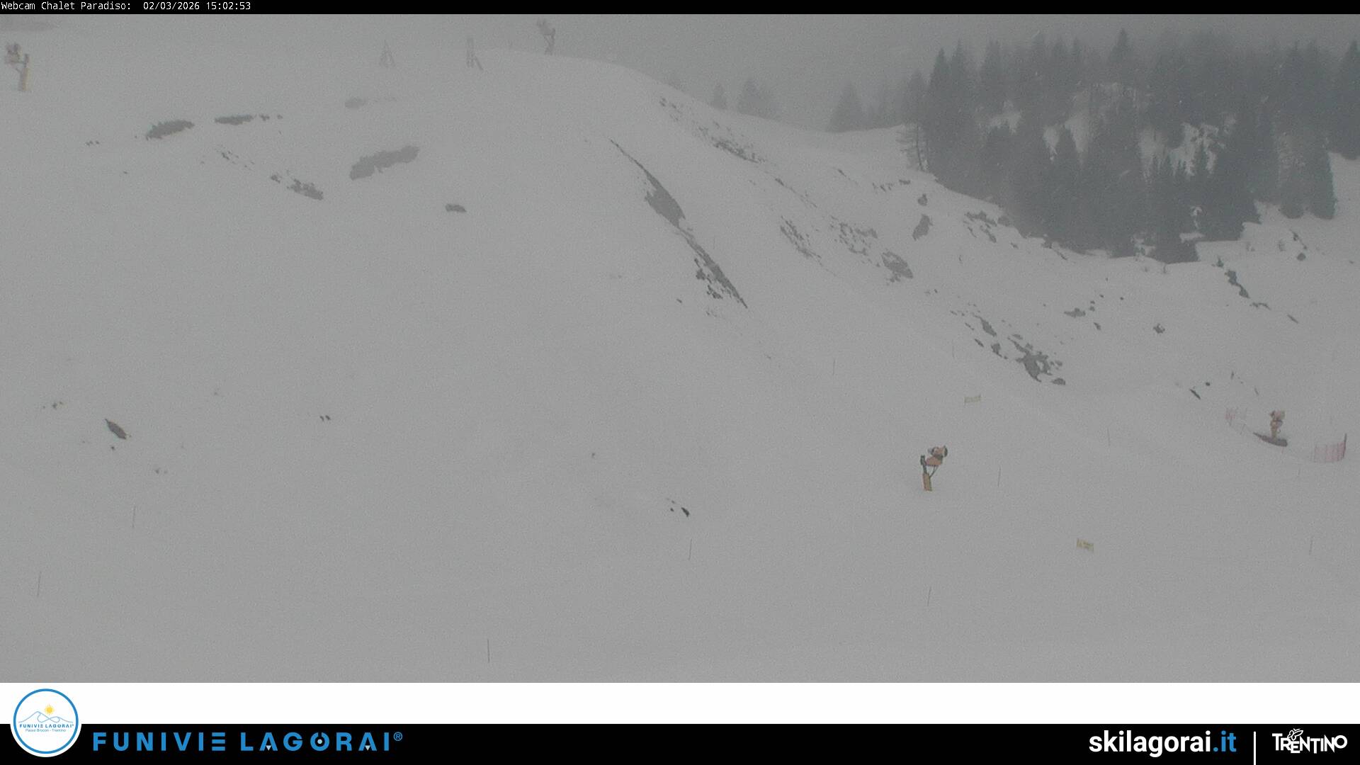 immagine della webcam nei dintorni di Passo di Gobbera: webcam Castello Tesino