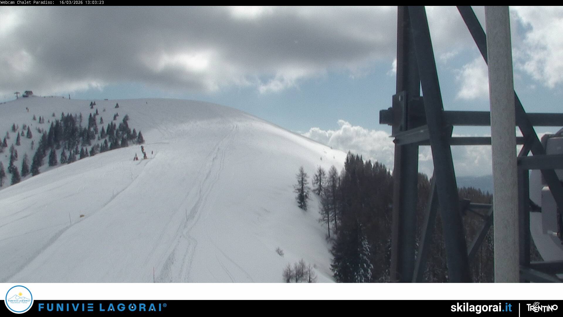 immagine della webcam nei dintorni di Sovramonte: webcam Castello Tesino