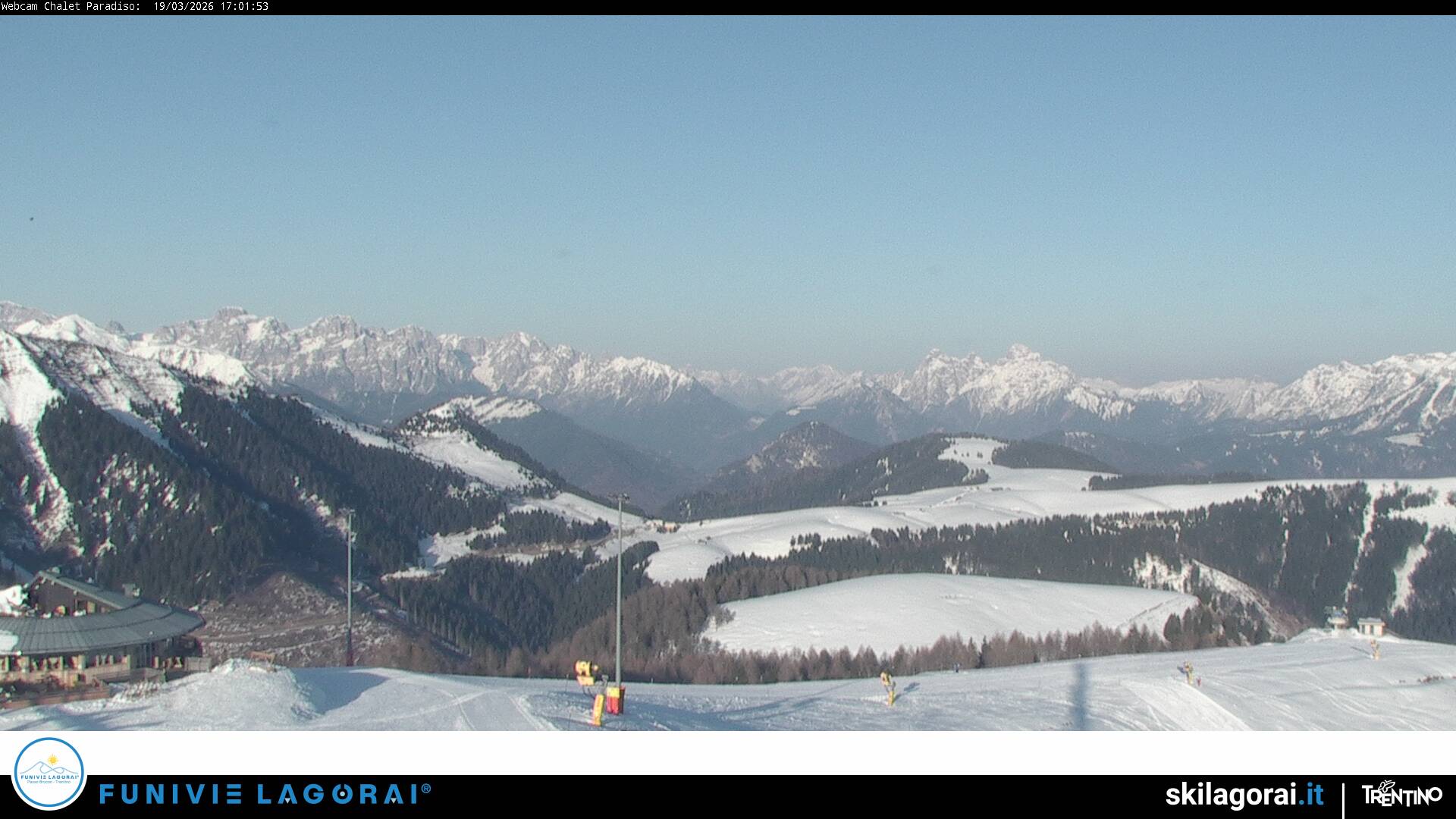 immagine della webcam nei dintorni di Primiero San Martino di Castrozza: webcam Castello Tesino