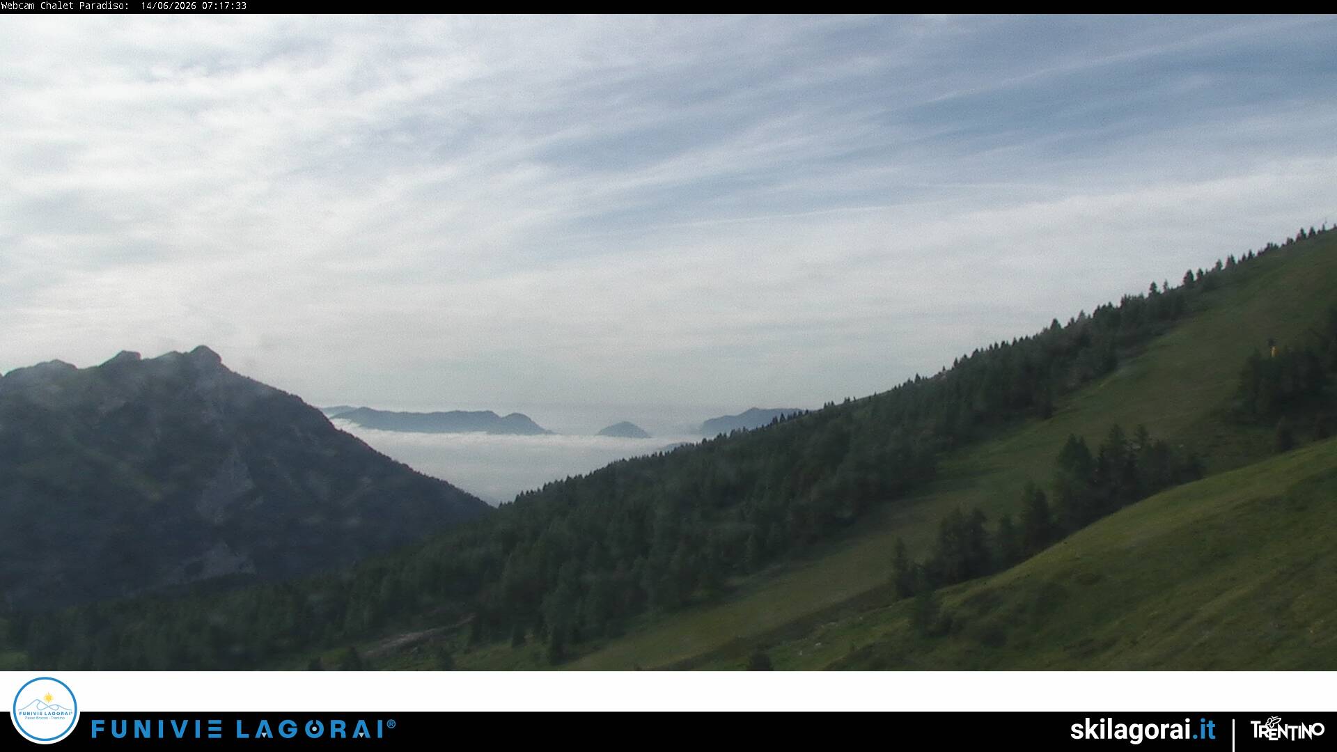 immagine della webcam nei dintorni di Pedavena: webcam Castello Tesino