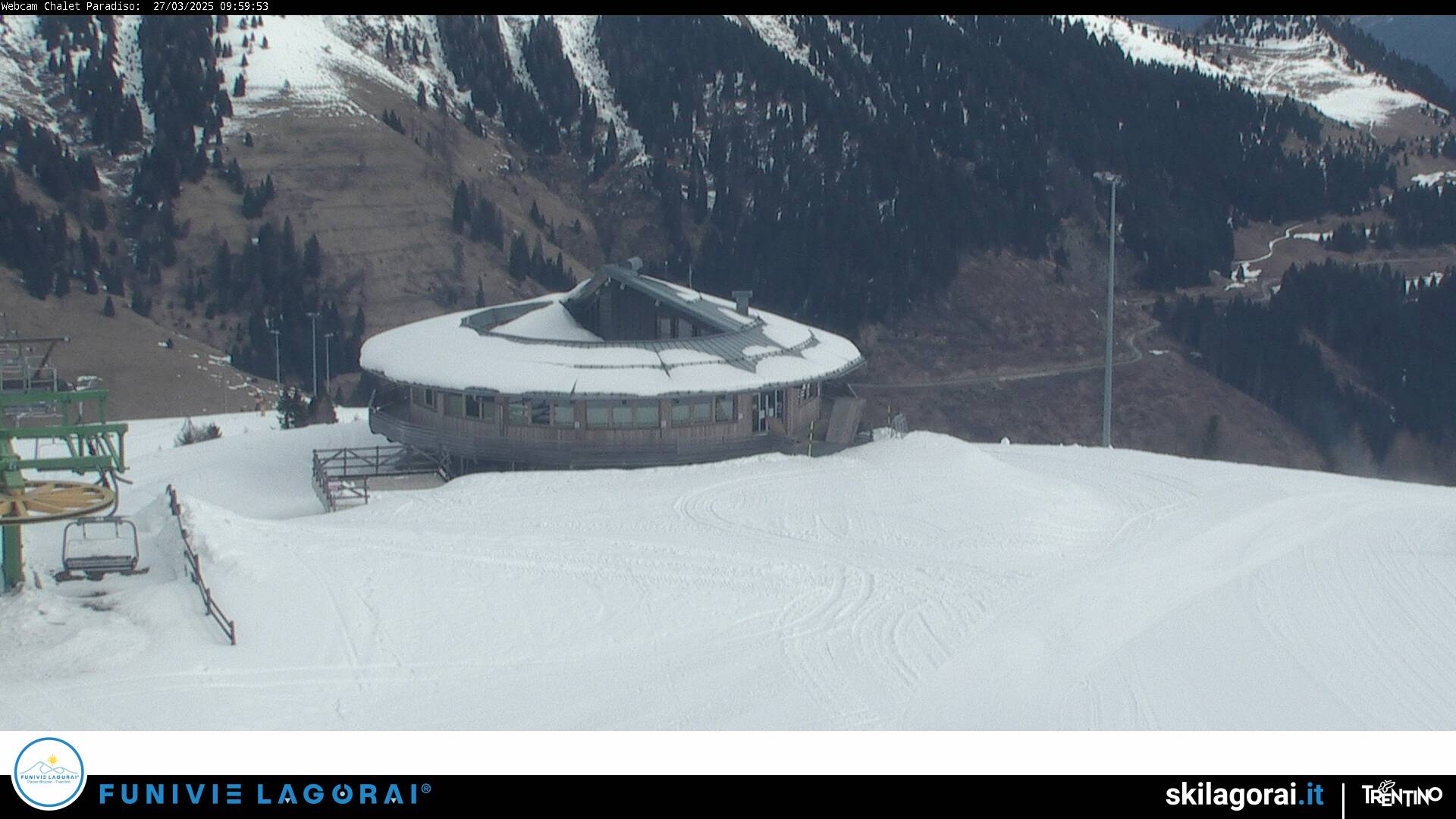 Webcam <br><span>Webcam Lagorai - Passo Passo Brocon Panoramica</span>