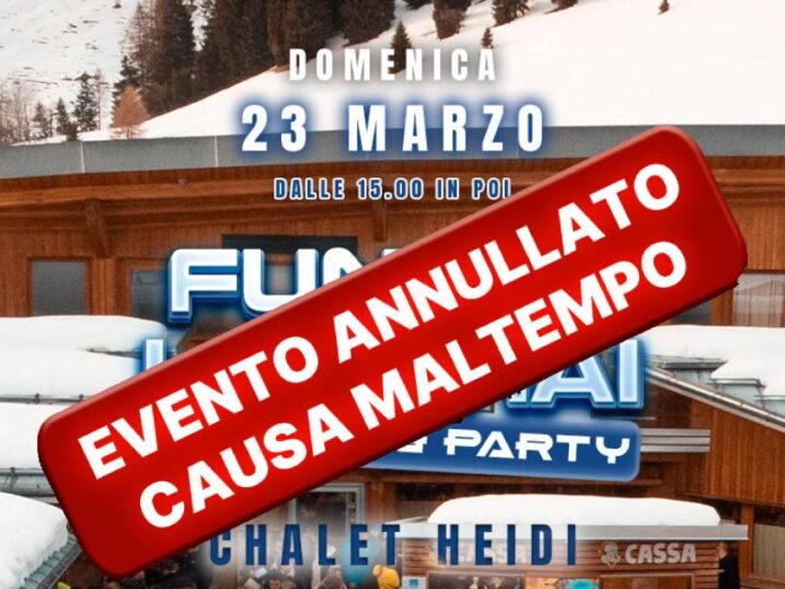 Festa Chiusura 2025 evento annullato