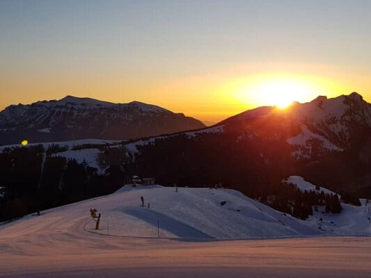 Trentino Ski Sunrise