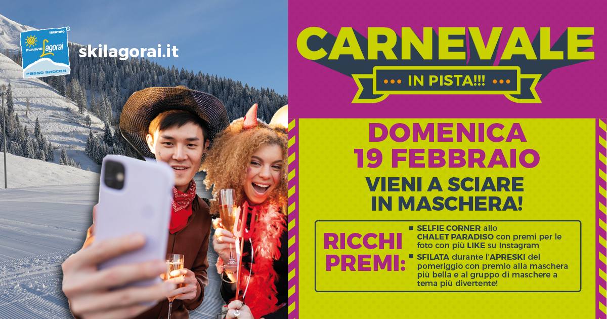 Carnevale Funivie Lagorai 2023