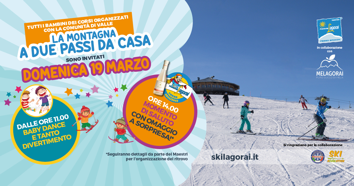 festa bambini La Montagna a due passi da casa