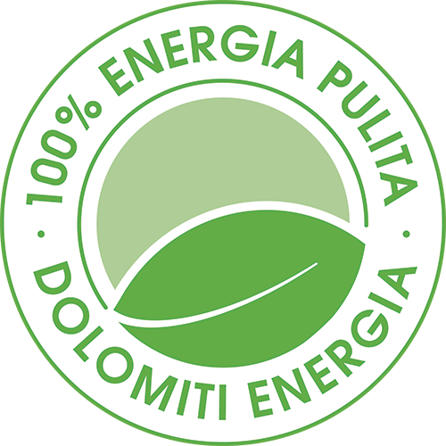 logo Dolomiti Energia 100% Energia Pulita